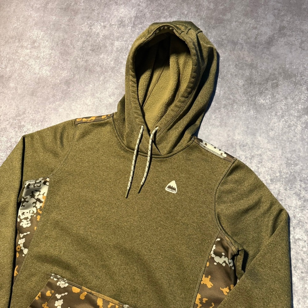 Burton Oak Olive Green Women's‎ Camo Hoodie Size Small